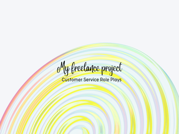 Cover image for Freelance CS Role Plays 
