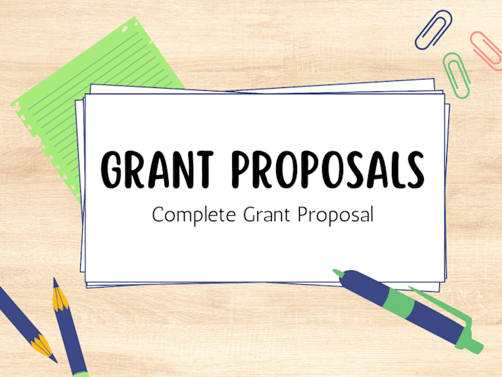 Cover image for Complete Grant Proposal