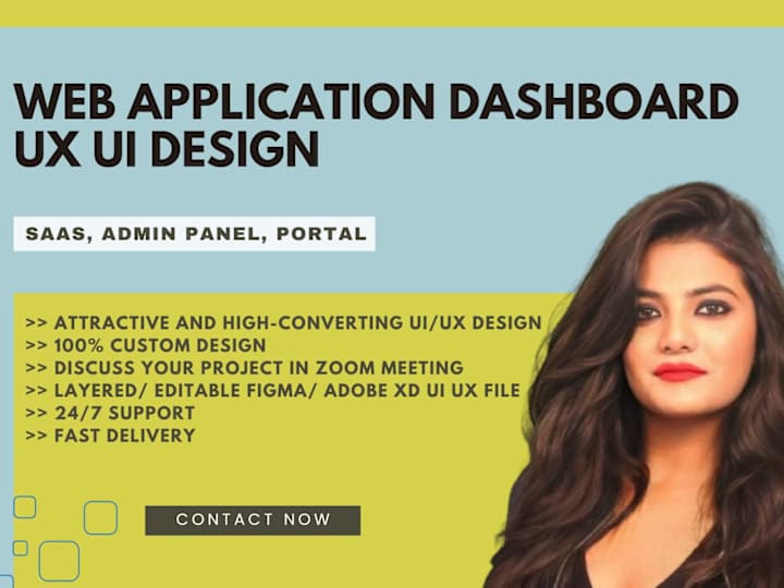 Cover image for Web application dashboard UXUI Design(SAAS, admin panel, portal)