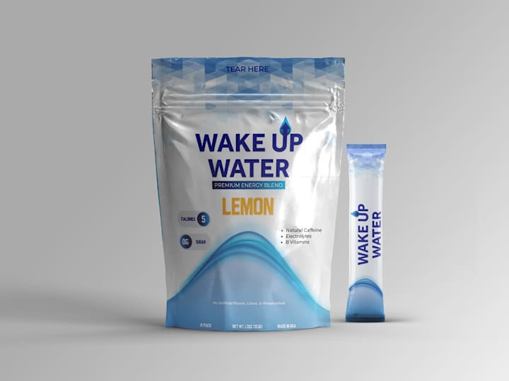 Cover image for Wake Up Water Pouch
