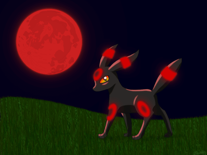Cover image for Total Blood Moon Eclipse - Umbreon