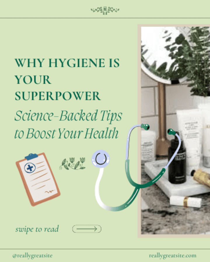 Cover image for IG Carousel Sample – Health & Hygiene Tips (Canva Design)