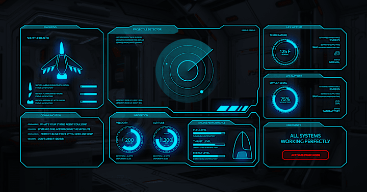Cover image for Aurora: Space Shuttle Dashboard