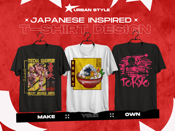 Cover image for Elevate Your Style: Japanese-Inspired T-Shirt Designs that Wow!