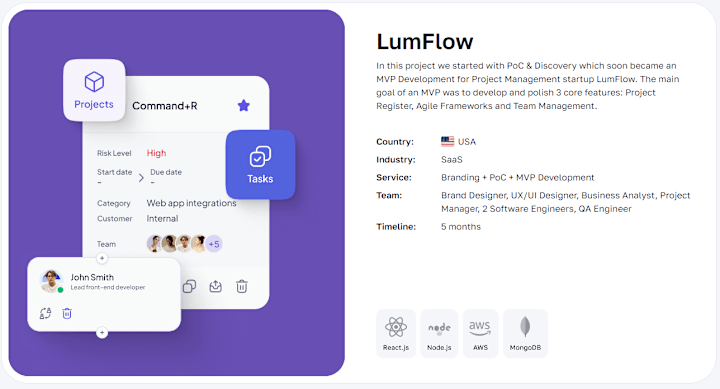 Cover image for SaaS Project Management Software | LumFlow