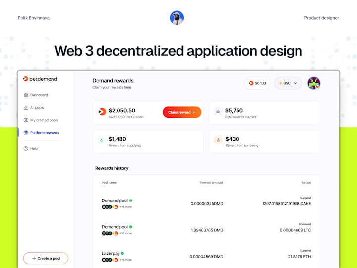 Cover image for Web 3 decentralized application design