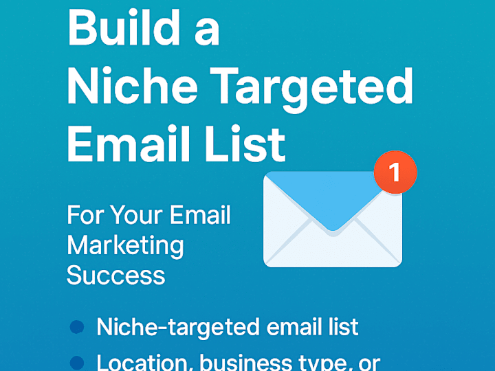 Cover image for Build a niche targeted email list for email marketing success