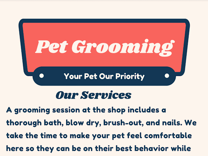 Cover image for Pet Grooming Grand Opening