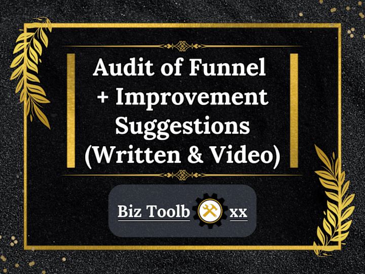 Cover image for Get an In-Depth Audit of Your Funnel + a CRO Action Plan!