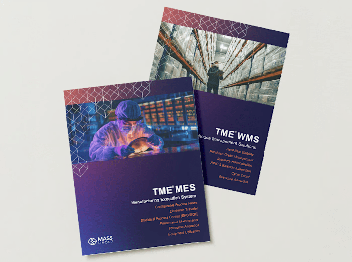 Cover image for Product Brochures for Manufacturing Software Solution Company