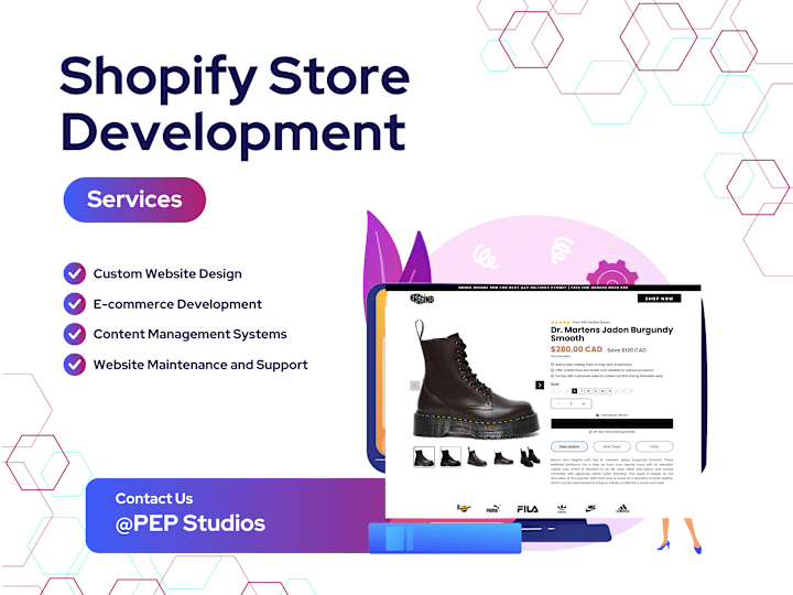 Cover image for High converting Shopify store website development