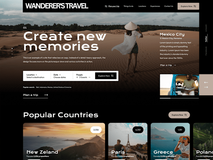 Cover image for Shopify Setup Design & Content – Wanderer’s Market