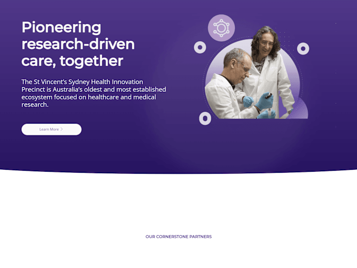 Cover image for Development a Website for Renowned Hospital St. Vincent