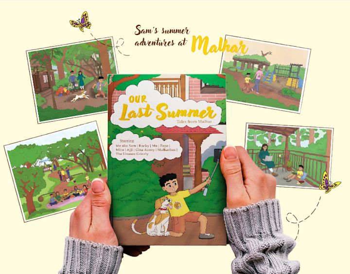 Cover image for GoodEarth Malhar Storybook Illustration :: Behance