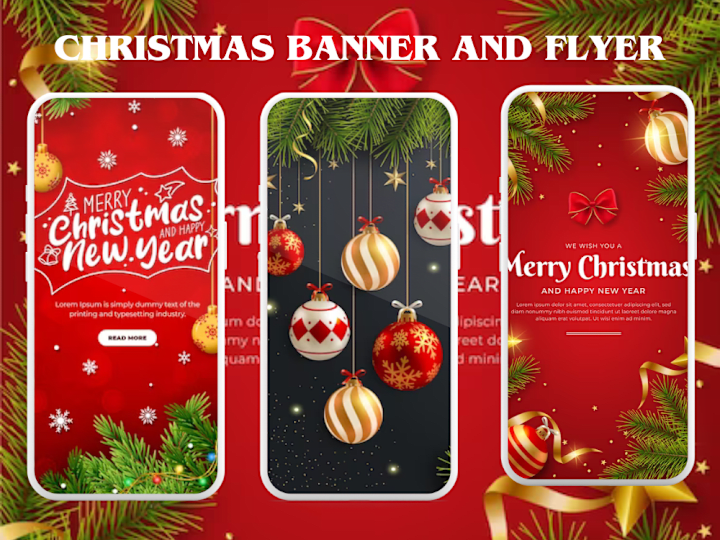 Cover image for Christmas Banner And Flyer