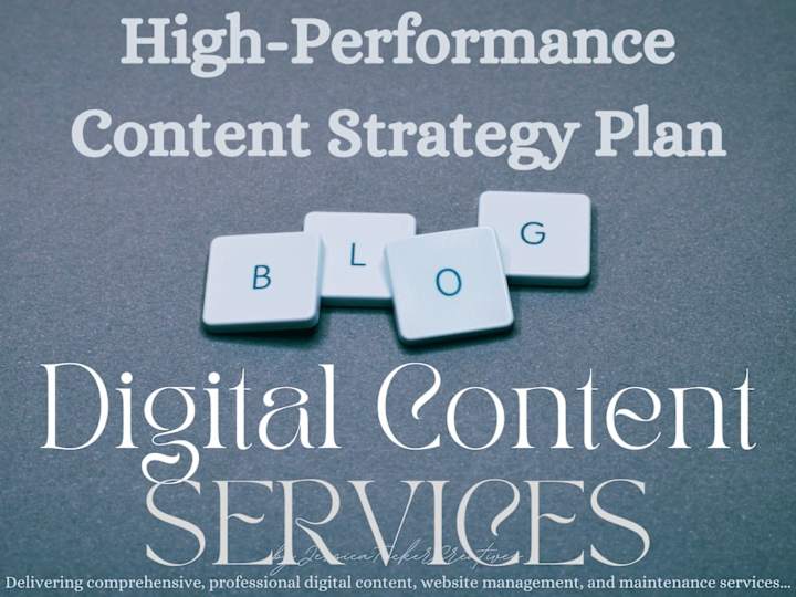 Cover image for Personalized DIGITAL CONTENT STRATEGY PLAN🧭