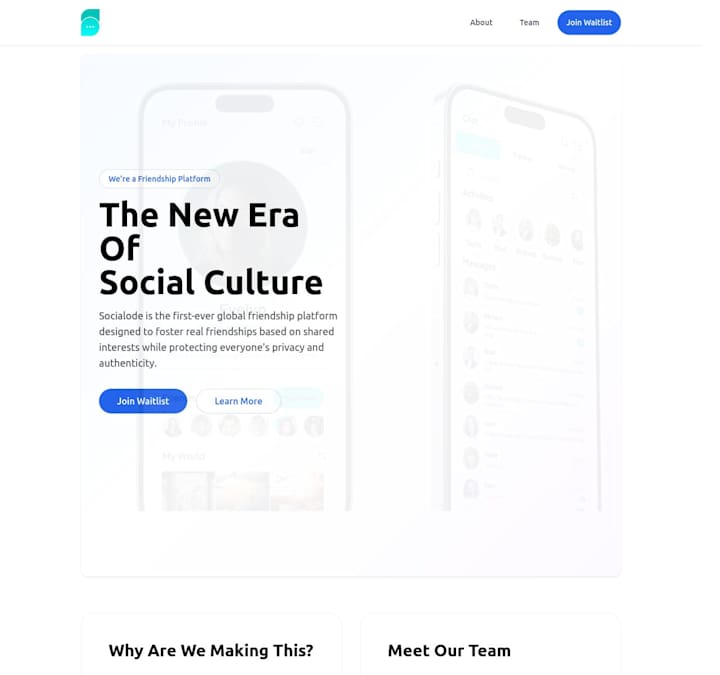 Cover image for Socialode.com | Bolt.new Redesign