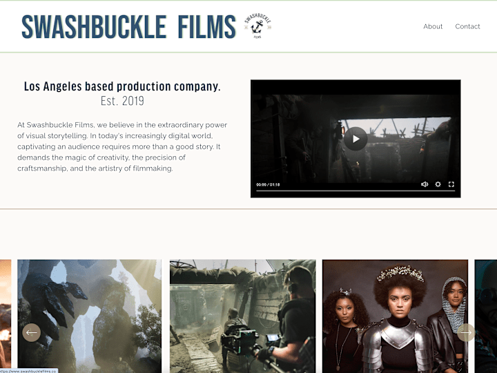 Cover image for Website Redesign for Production Company 