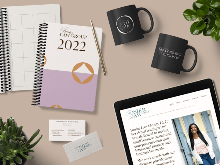 Cover image for Rosier Law Group | Brand & Web Design