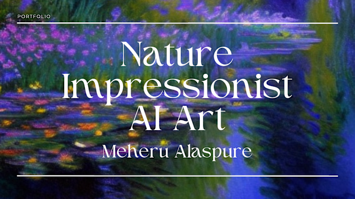 Cover image for Nature Impressionist AI-Generated Art 