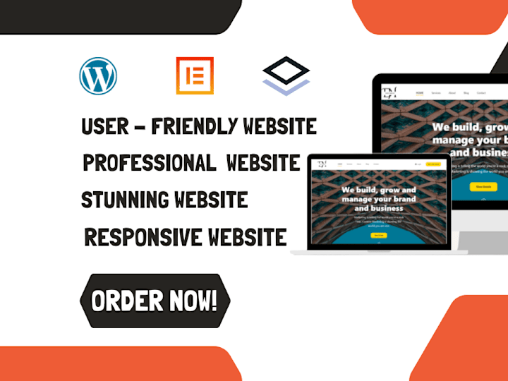 Cover image for Design or Redesign your WordPress website using Elementor Pro.