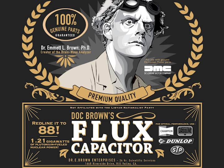 Cover image for Doc Brown's Flux Capacitor poster