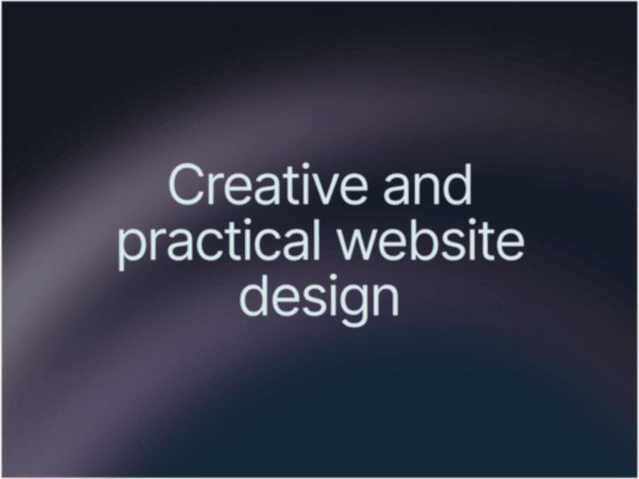 Cover image for Beautiful and practical designs for your website