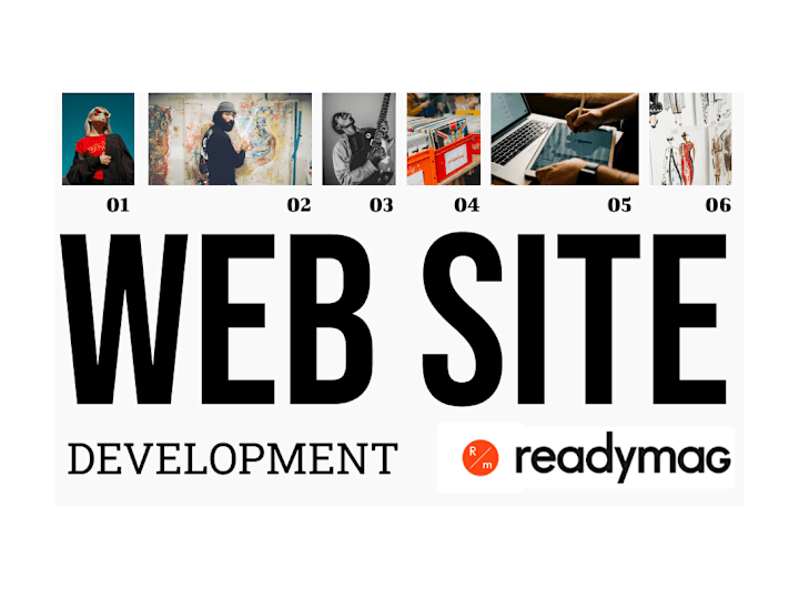 Cover image for ReadyMag Landing Page Design and Development