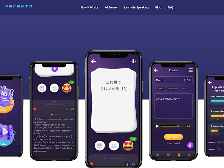 Cover image for AI Memento Japanese App | React Native | Firebase