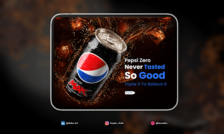 Cover image for Soft Drink Website Ui 