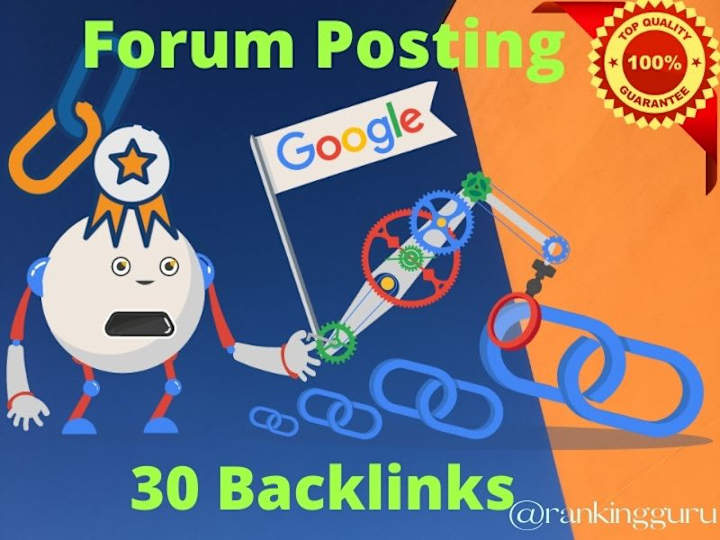 Cover image for I will manually do 50 high quality forum posting Backlinks for …