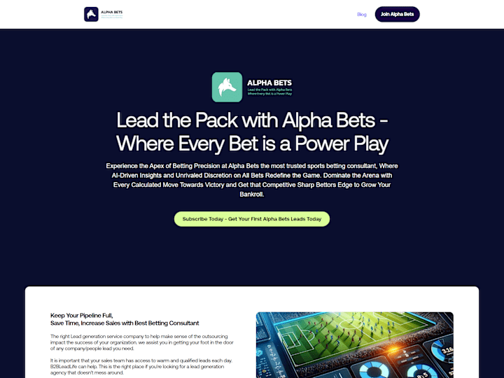Cover image for Alpha Bets