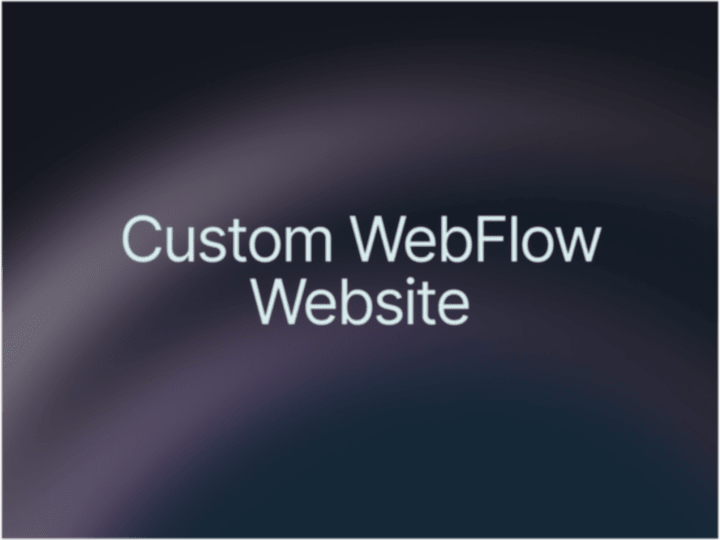 Cover image for Custom WebFlow website design and development for your business