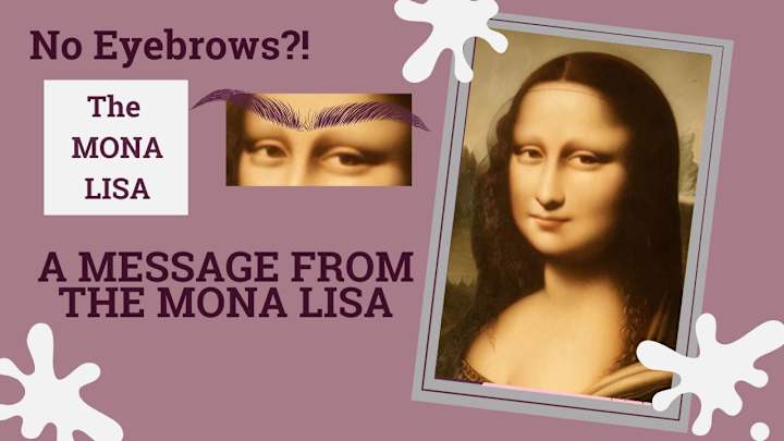 Cover image for A Message from the Mona Lisa ... #shorts  🤨 🖼 #art #tech #Key…