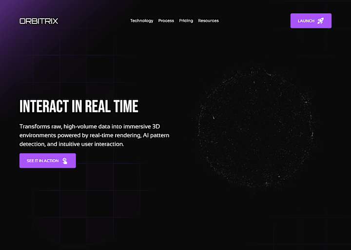 Cover image for Interactive Hero Section