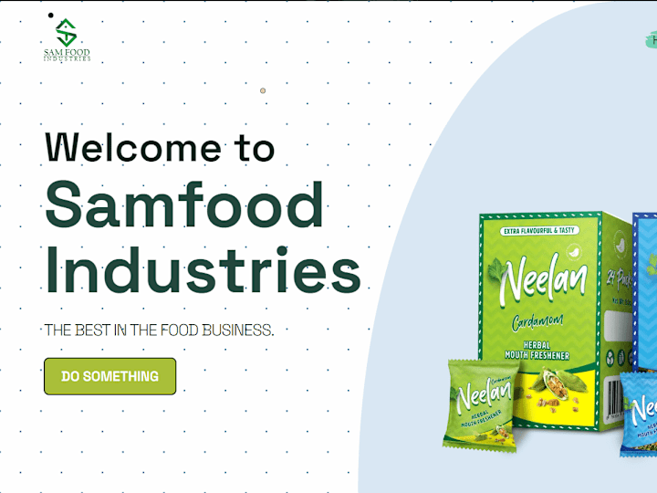 Cover image for Ecommerce Hub: Sam-Food-Industries