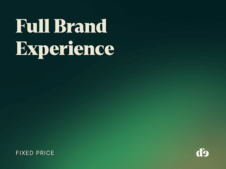 Cover image for Full Brand Experience - From strategy to design