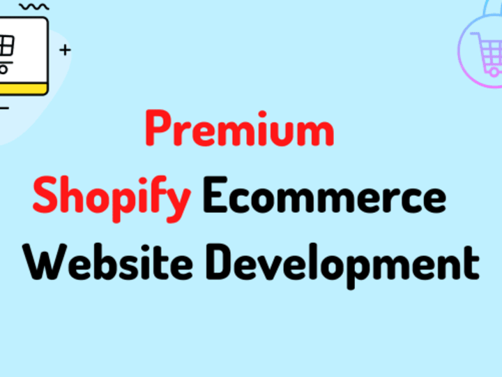 Cover image for will build ecommerce website shopify, shopify website developer