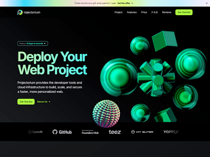 Cover image for Projectorium — SaaS Web Platform For CI/CD