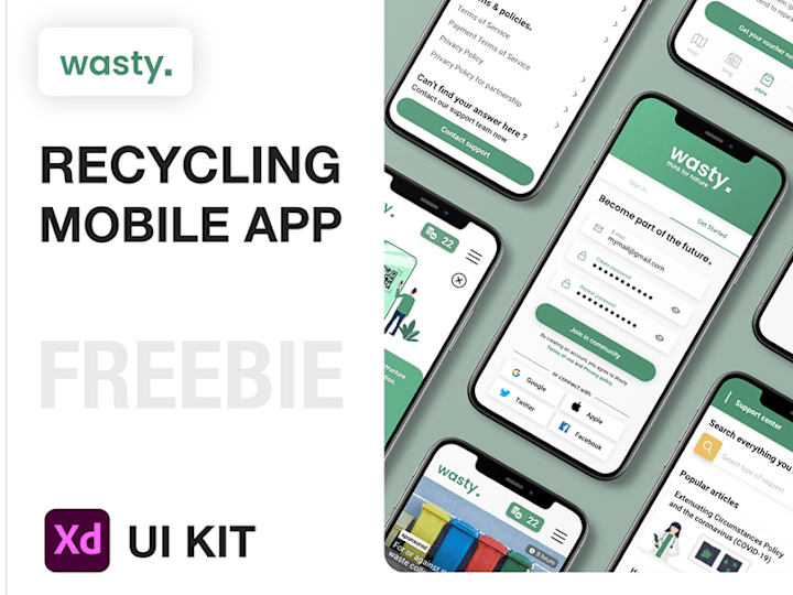 Cover image for Wasty • Waste Recycling Activities