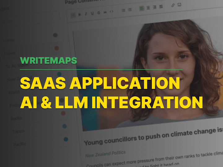 Cover image for WriteMaps | SAAS App | AI & LLM | Perfect UI / UX to drive Sales