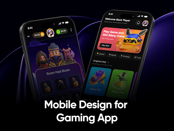 Cover image for Mobile Design for Gaming App