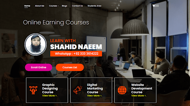 Cover image for Educational Website(LMS Website)