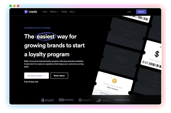 Cover image for Loyaly - Responsive Website design 