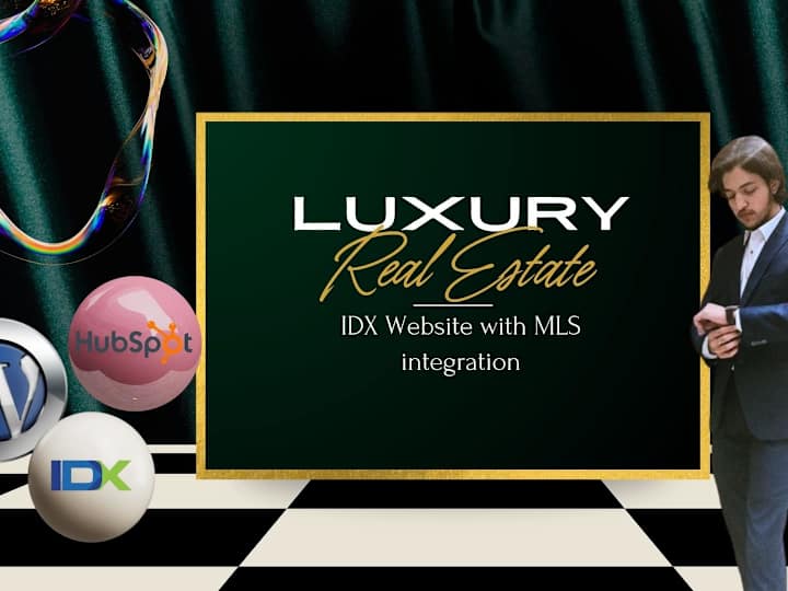 Cover image for I will make luxury Real Estate IDX Website with MLS integration