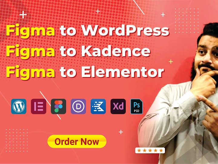 Cover image for Figma to WordPress or Figma to Elementor Divi Webflow Kadence