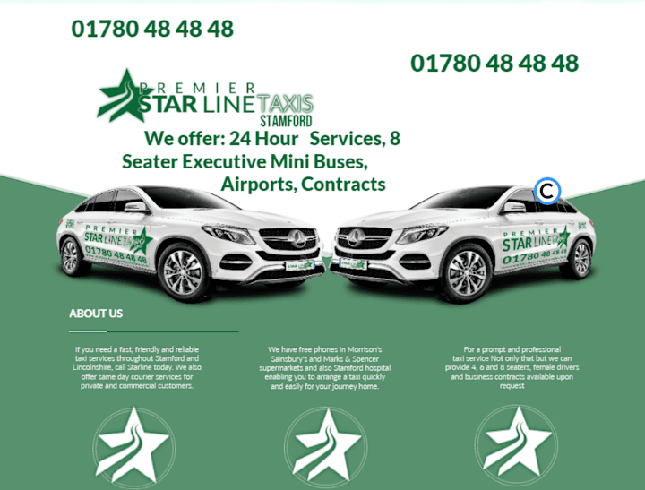 Cover image for Starline.taxi SEO + Website Revamped