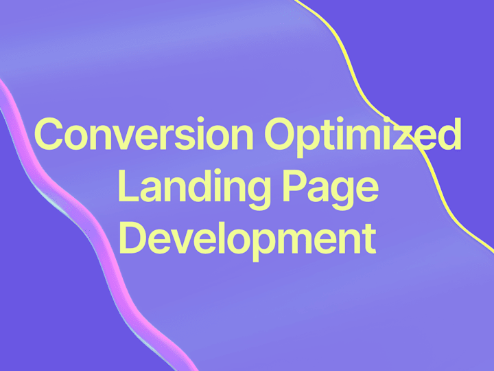 Cover image for High Converting Landing Page Development