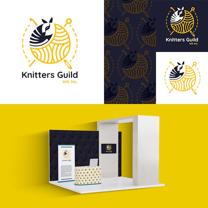 Cover image for Knitters Guild Brand Design on Behance