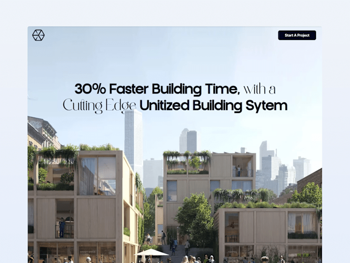Cover image for Future-Forward Website for Qube Modular Construction